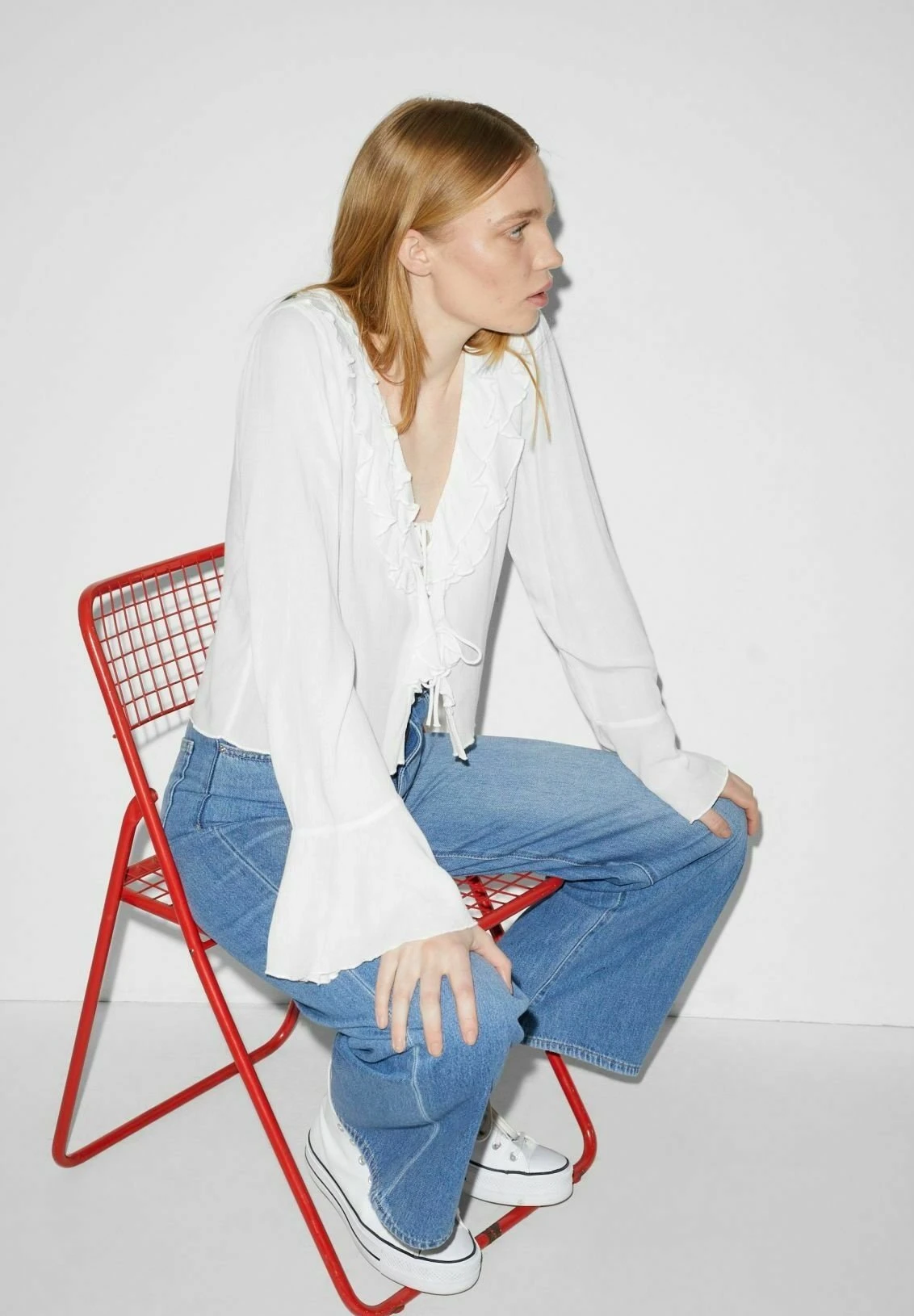 Blouse - White 4 Blouse - White – Image 4