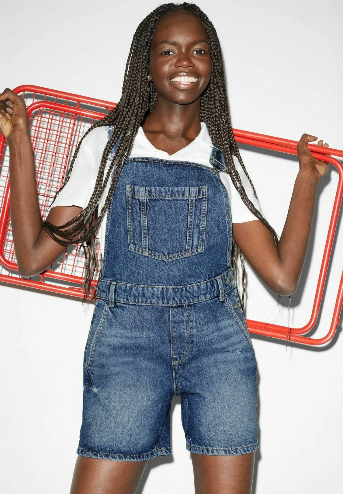 Salopette - Denim-Blue 4 Salopette - Denim-Blue – Image 4