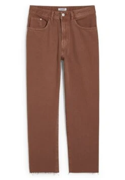 High Waist Trousers - Jean Droit - Beige -Clockhouse 121a5a8f5dd44078a77d3d4d62c93f81