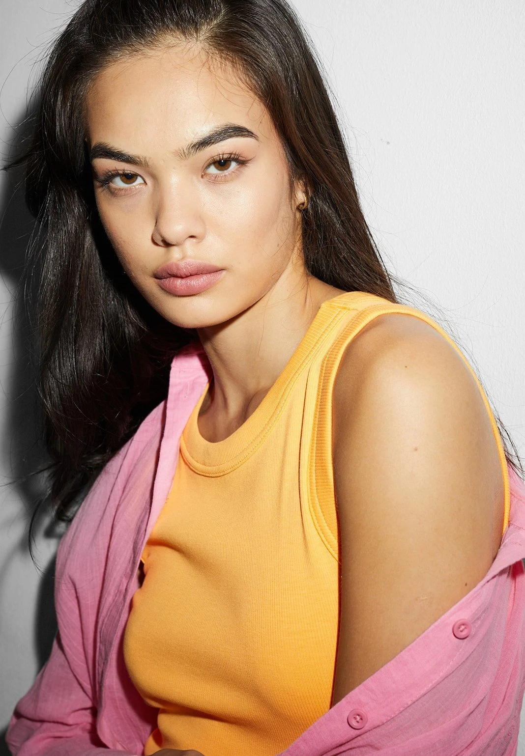 Robe Fourreau - Orange 4 Robe Fourreau - Orange – Image 4