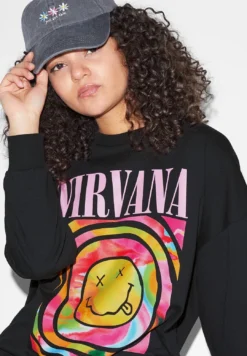 Nirvana - Sweatshirt - Black 9 Nirvana - Sweatshirt - Black -Clockhouse 1cf64a08307e450b8827352622a1016e