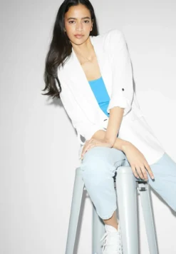 Manteau Court - White 10 Manteau Court - White -Clockhouse 214aa5342d8a45caacc7c94feea4e828