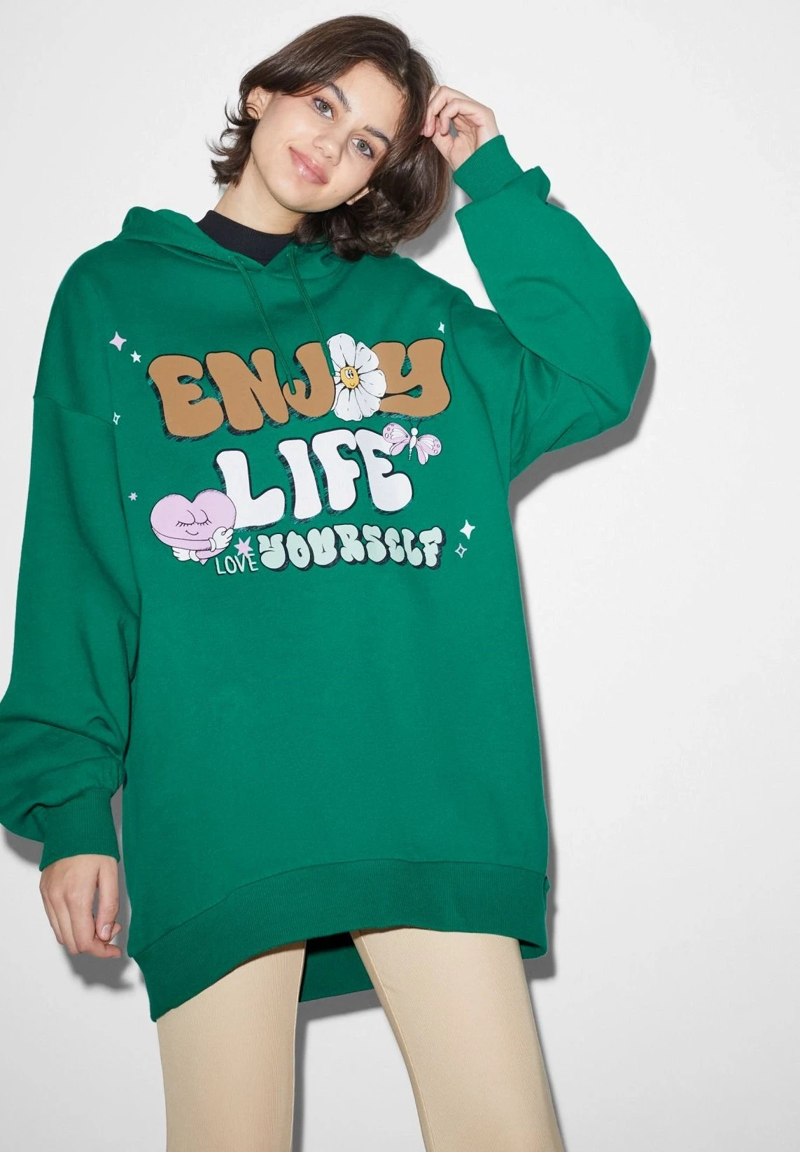 Sweat À Capuche - Green 1 Sweat À Capuche - Green