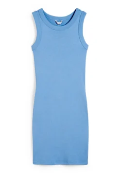 Robe Fourreau - Blue 11 Robe Fourreau - Blue -Clockhouse 360c31591d484accb58398fee7c7e177