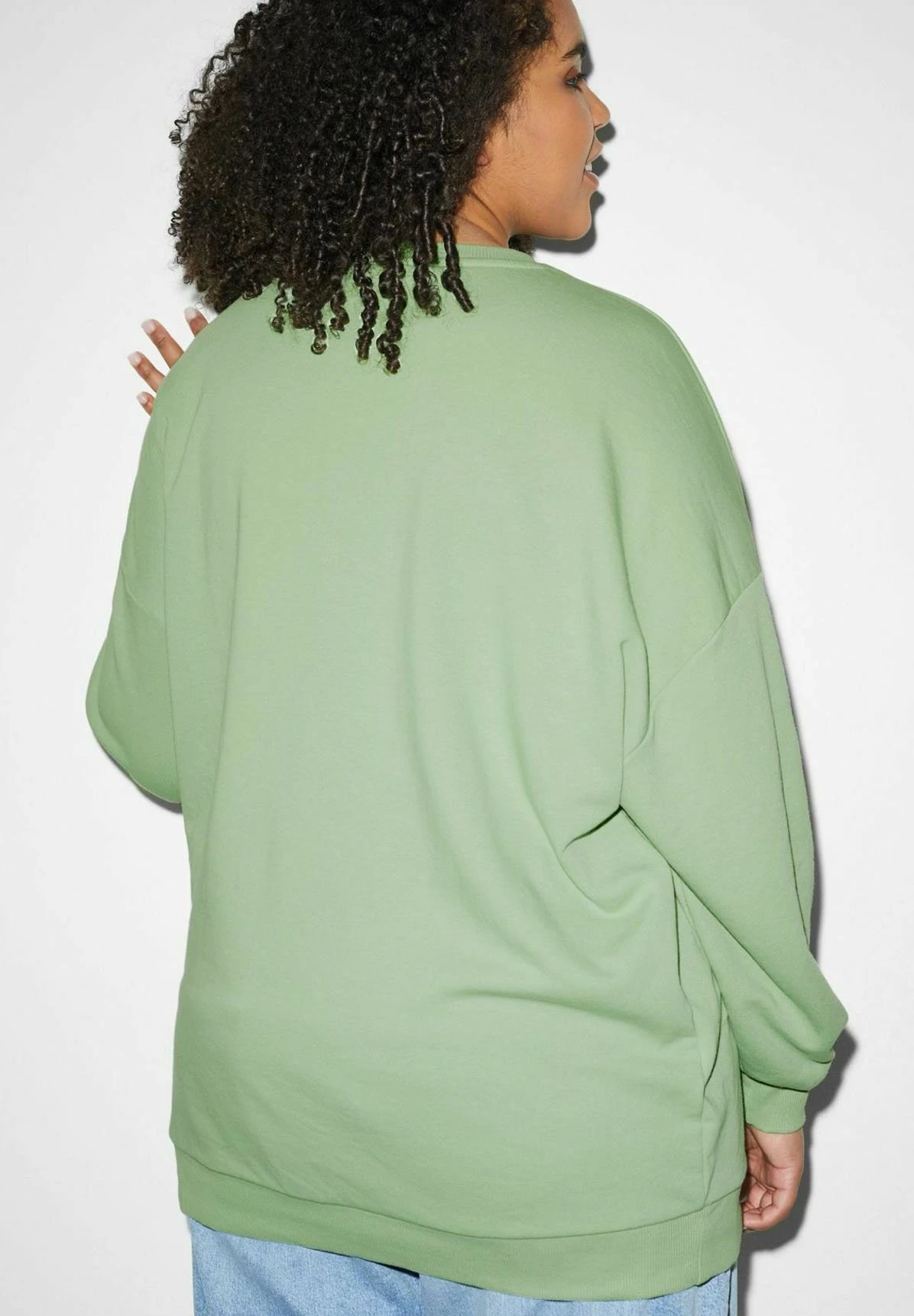 Sweatshirt - Light Green 2 Sweatshirt - Light Green – Image 2