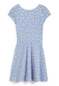 Robe En Jersey - Light Blue -Clockhouse 464660bfdfe54dcfa616e8266843c021