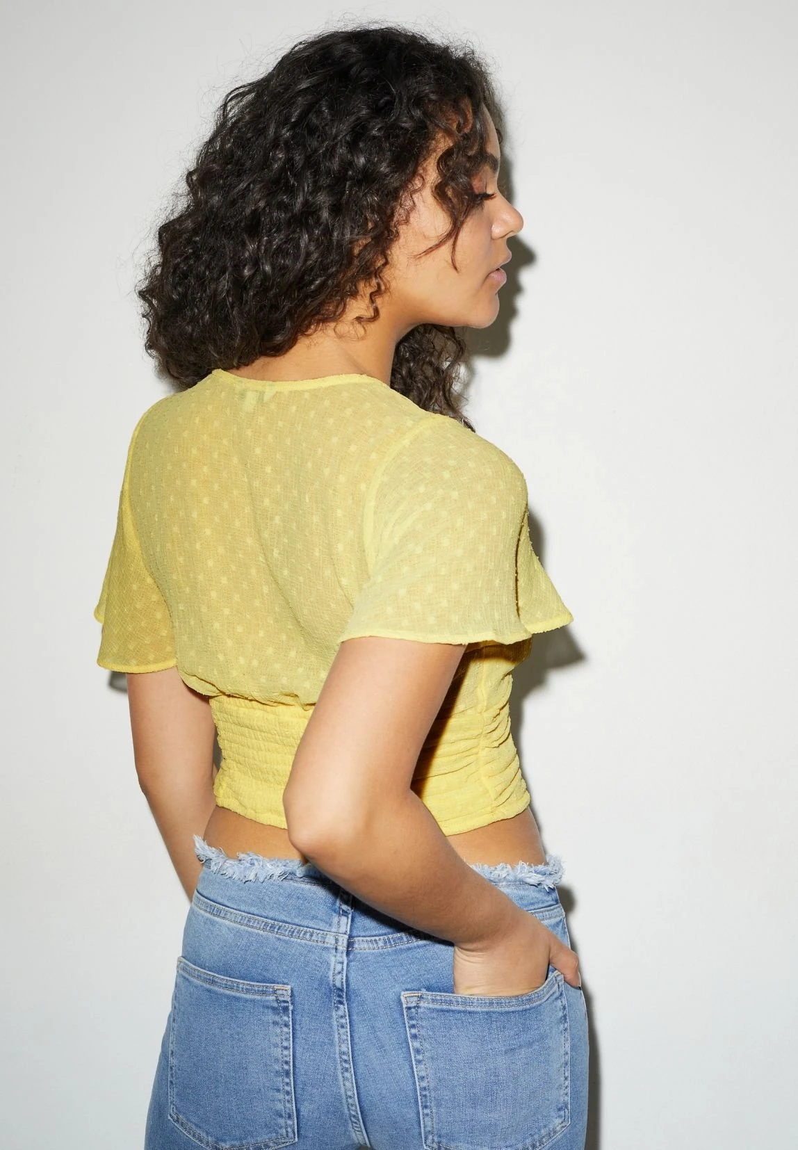Blouse - Light Yellow 2 Blouse - Light Yellow – Image 2
