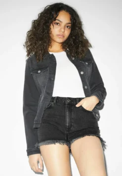 Short En Jean - Denim Dark Gray
