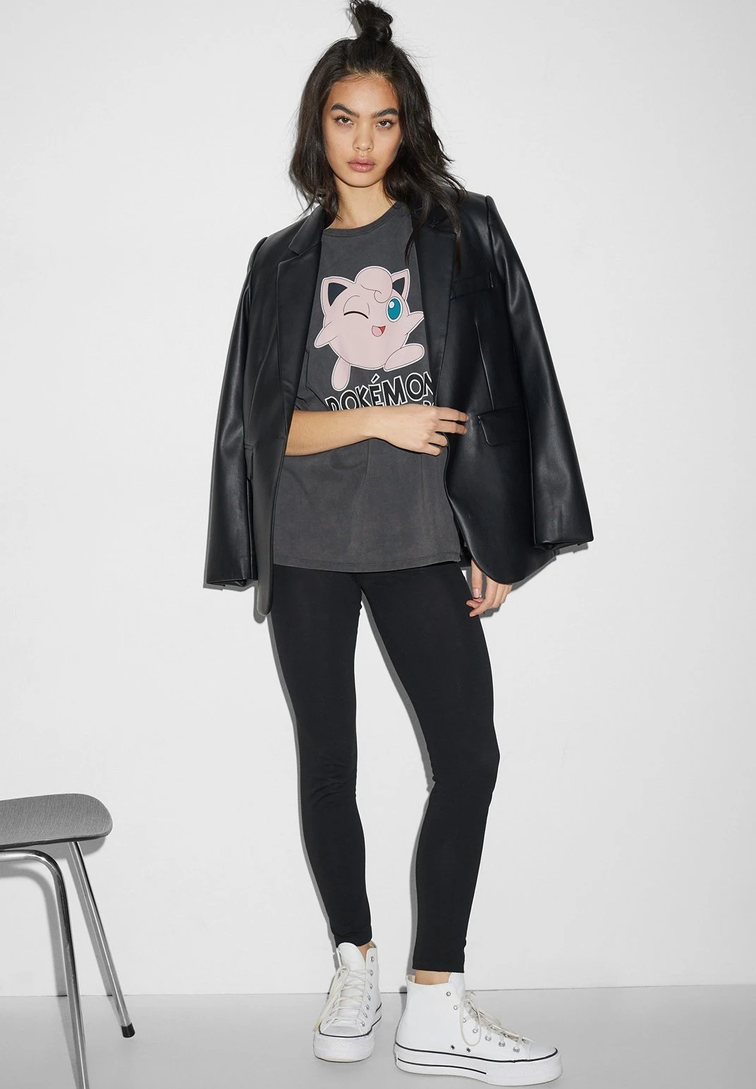 Pokémon - T-Shirt Imprimé - Gray 4 Pokémon - T-Shirt Imprimé - Gray – Image 4