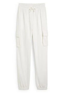 Pantalon De Survêtement - Cremewhite -Clockhouse 79c57472c403436c81e7c10e9fb02ed2