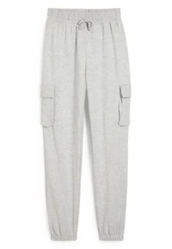 Pantalon Cargo - Light Gray Melange 9 Pantalon Cargo - Light Gray Melange -Clockhouse 99428a1ecd7647819e46c21ce148b772