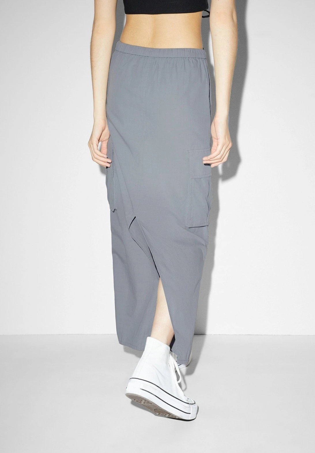 Jupe Crayon - Gray 2 Jupe Crayon - Gray – Image 2