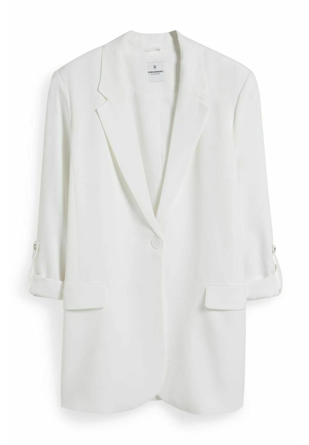 Manteau Court - White 5 Manteau Court - White – Image 5