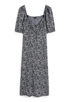 Robe De Jour - Black White 9 Robe De Jour - Black White -Clockhouse b2da063038d14444ab2d51726f5468bd