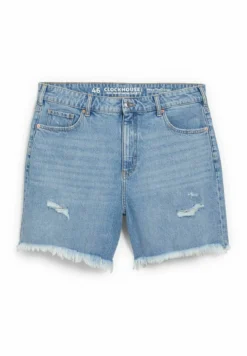Short En Jean - Denim-Light Blue -Clockhouse ba1a71b53b6d42cf8257c53e54fbd31f