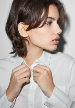 Chemisier - White -Clockhouse c57e785ae9334ef8b2abf6c4d5bacb78