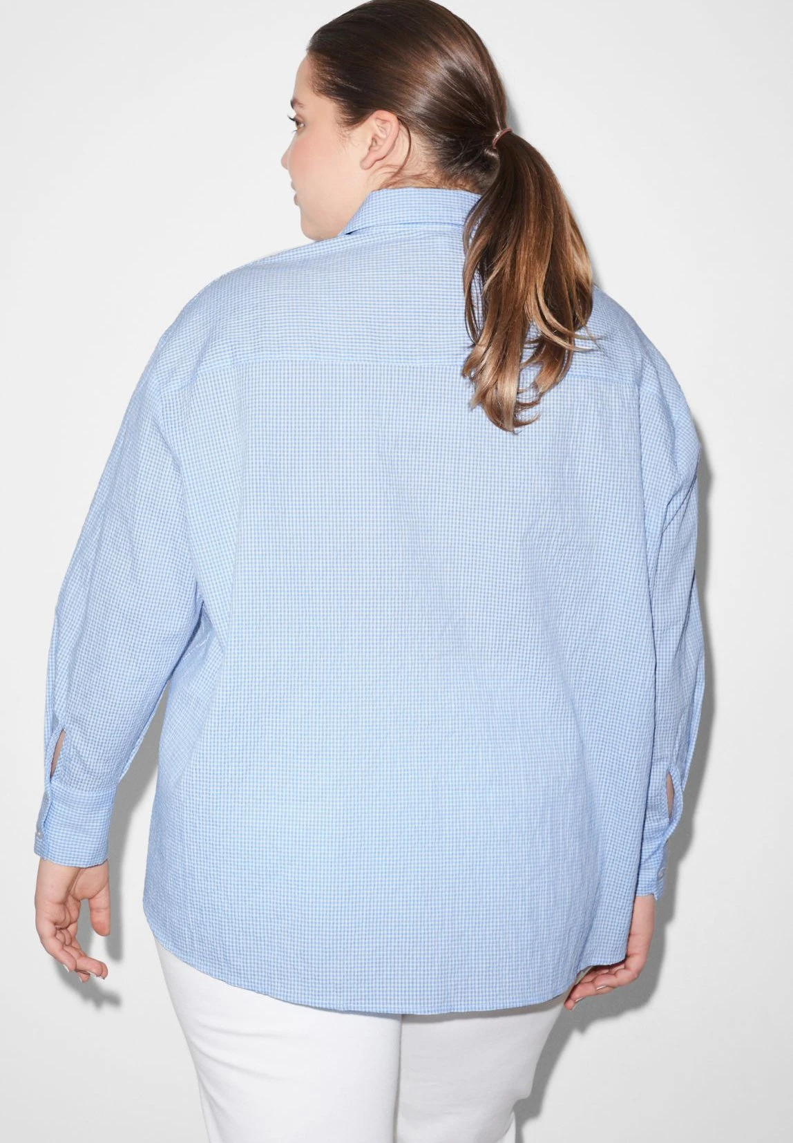 Chemisier - White Light Blue 2 Chemisier - White Light Blue – Image 2