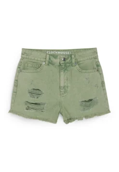 Short En Jean - Light Green -Clockhouse d32ccba24fba43d1a95da54c0d229314