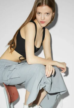 Crop - Débardeur - Black 8 Crop - Débardeur - Black -Clockhouse e3f6f285bef54883ad462684420b9369