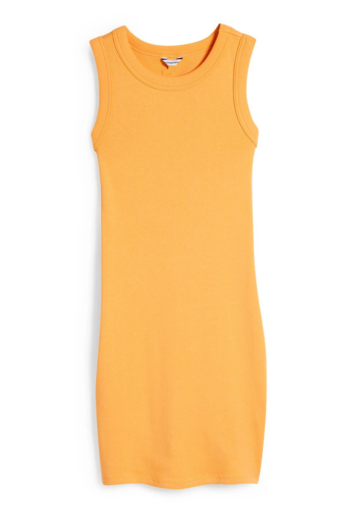 Robe Fourreau - Orange 5 Robe Fourreau - Orange – Image 5